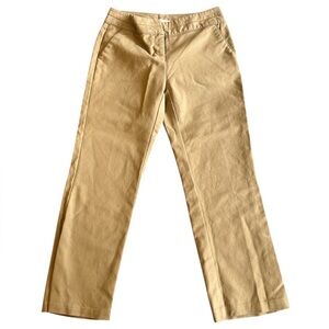 Madison Tan Classic Cotton-Blend Stretch Slimming‎ Women’s Pants | Size 2P